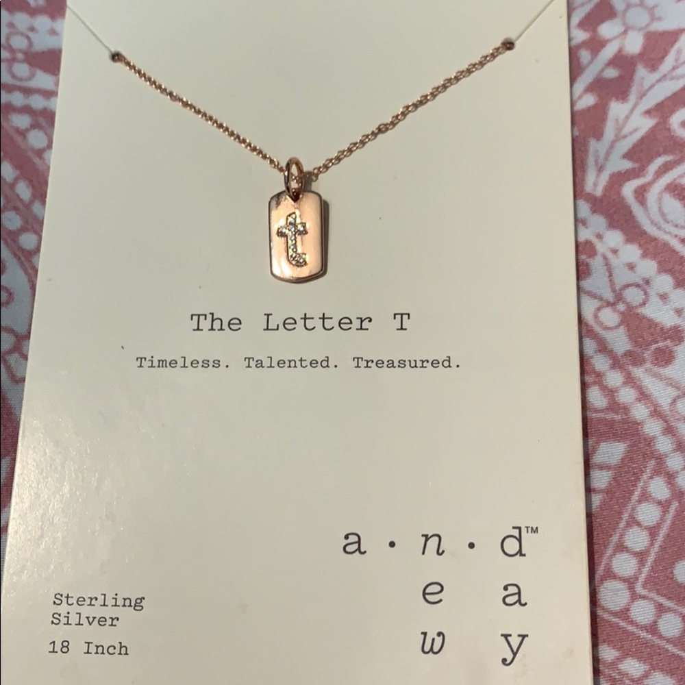 T Meaning Necklace